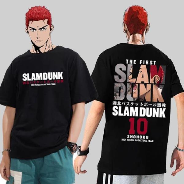 T-shirt à col rond Anime Slam Dunk