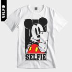 T-Shirt Blanc Selfie