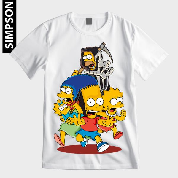T-Shirt Blanc The SIMPSON