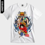 T-Shirt Blanc Onepiece Luffy