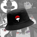 chapeaux unisexe bob Noir Otaku Ushiha Naruto